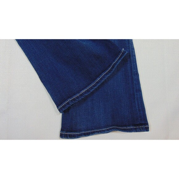 Express Stella Low Rise Bootcut Dark Wash Denim Jeans Womens Size 12 Blue - Picture 8 of 10